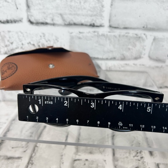 Ray Ban RB Black EYEGLASSES GLASSES FRAME and Case - Picture 10 of 11